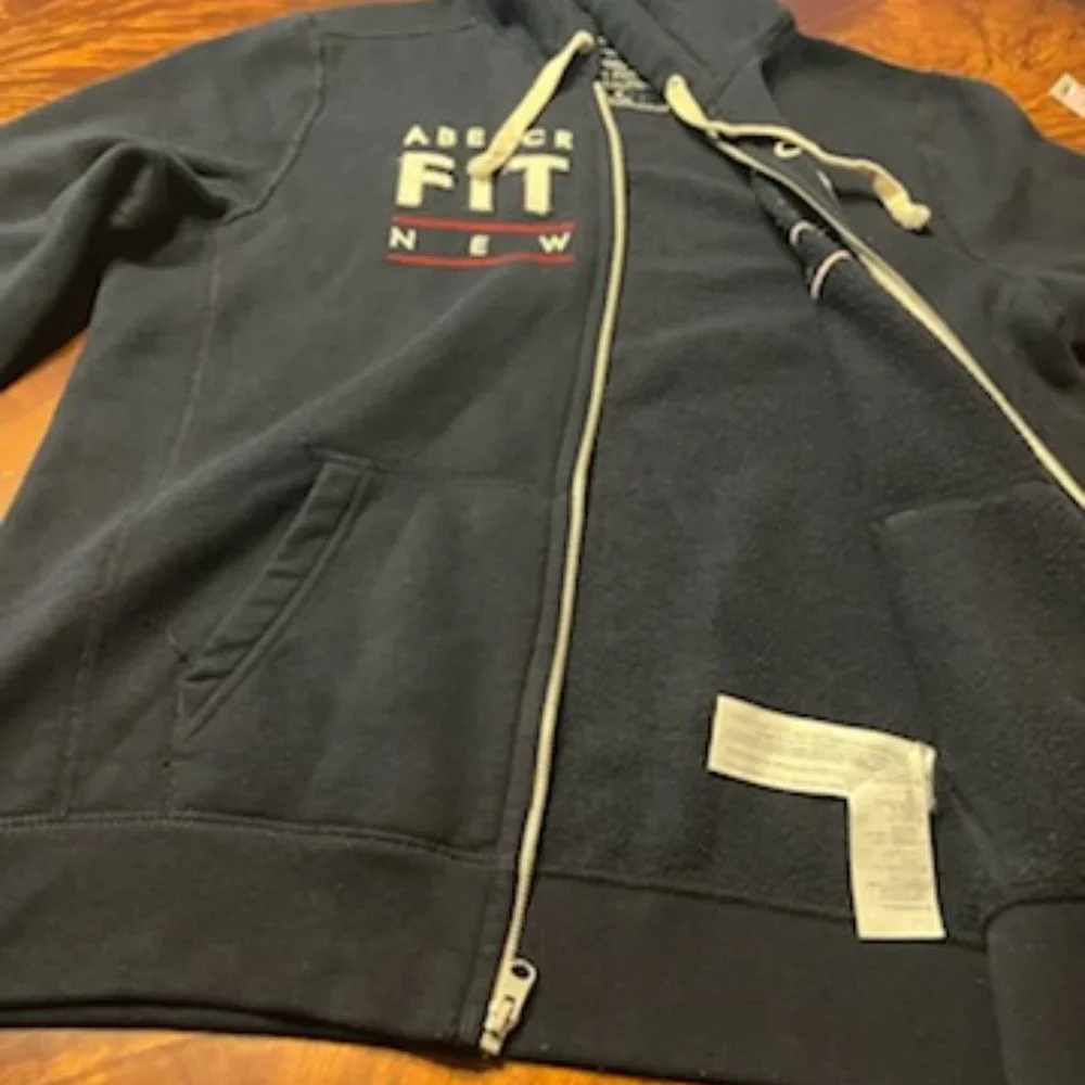 Abercrombie Men's Muscle Fit Full Zip Hoodie -M - Picture 7 of 15